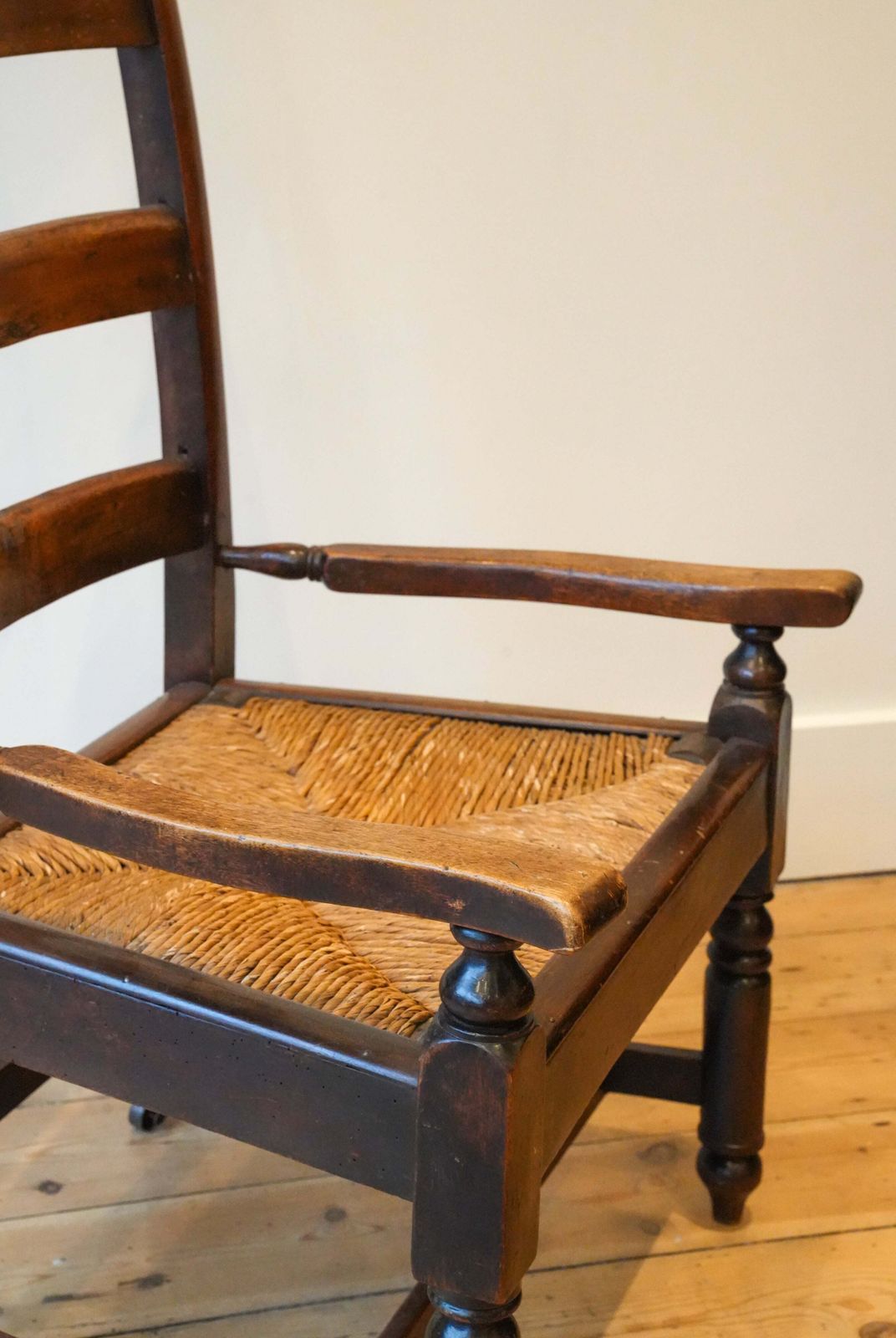 Ladderback Fireside Chair, 1800s photo Furniture