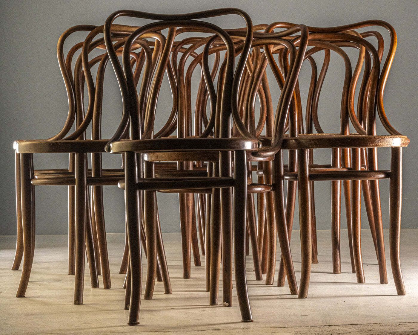 photo for sale Set Of 12 Chairs, J. & J. Kohn, 1900s–1930s, Austria