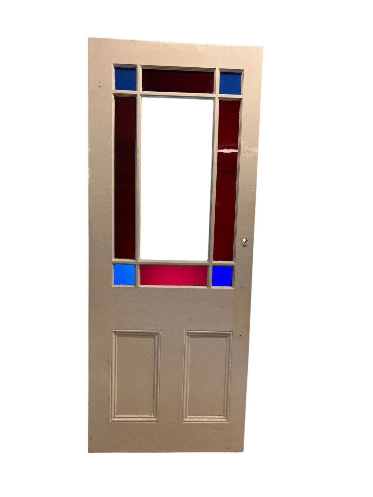 Victorian Stained Glass Internal Vestibule Door Period Old Antique Reclaimed