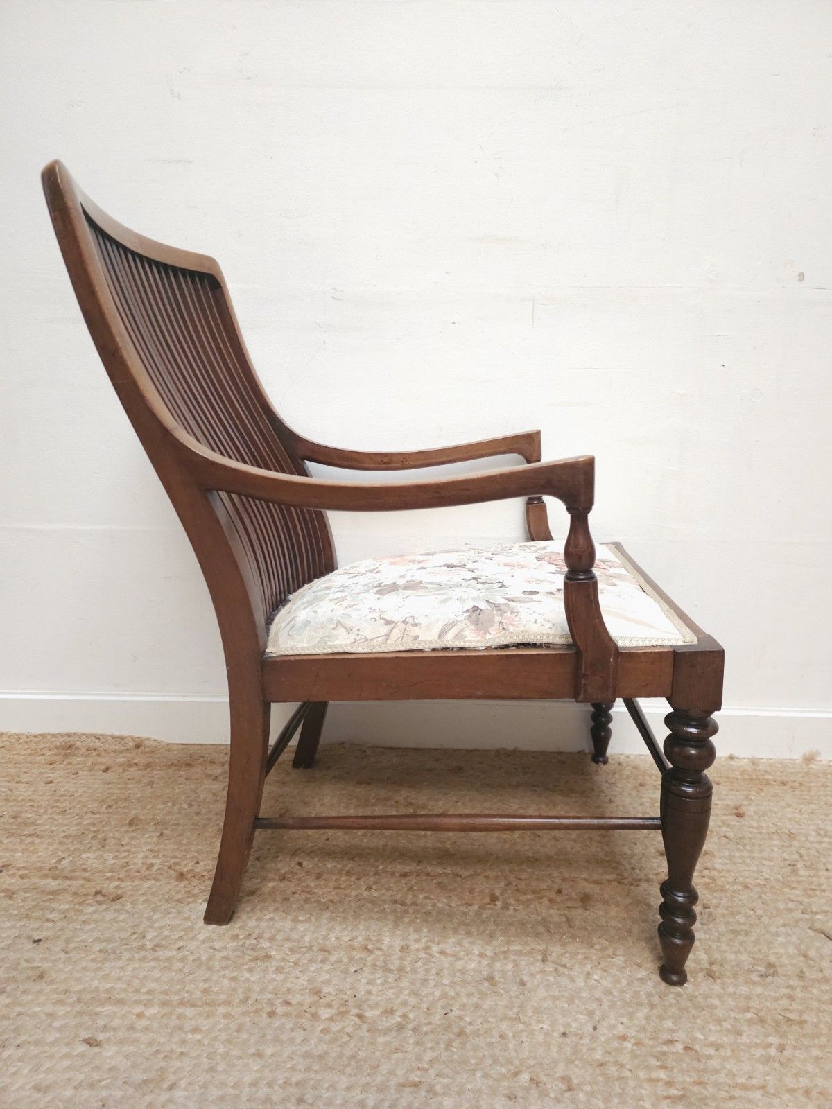 Victorian Chair 19th Century Arts & Crafts Vintage Feature Chair Delivery photo Furniture