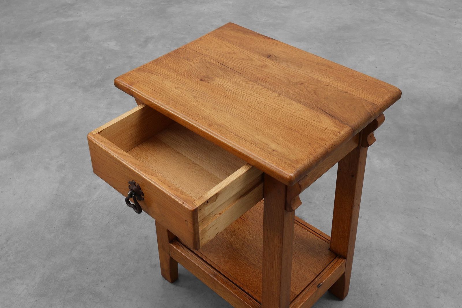 Vintage Oak Nightstands, France, 1960s, Set Of 2 photo 2116.0