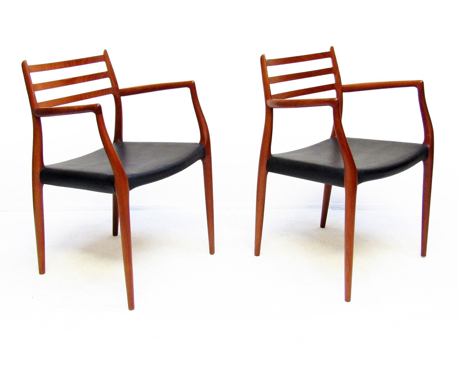 1950s Danish Model 62 Dining Chair By Niels Moller   Two Available photo vintage