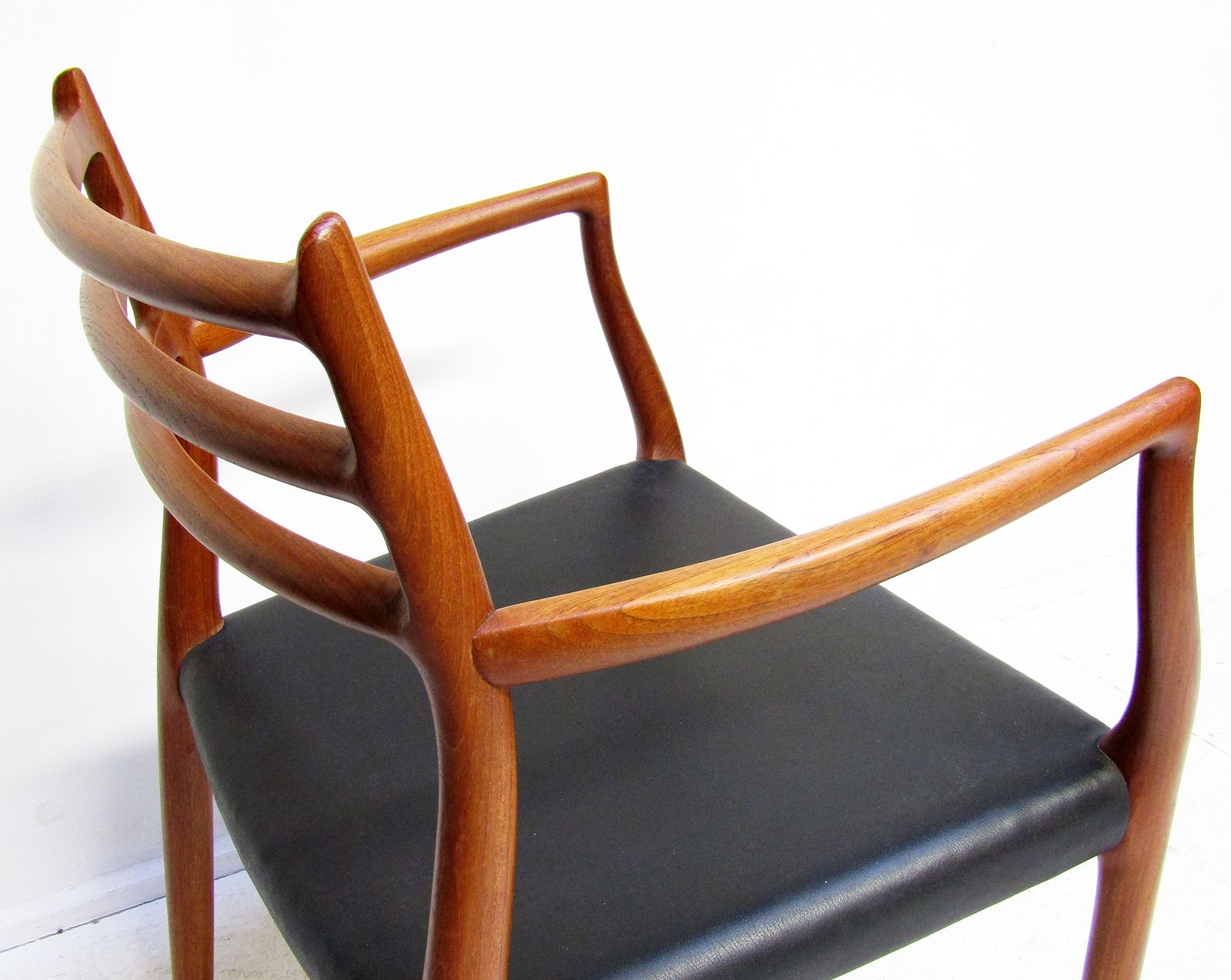 photo buy 1950s Danish Model 62 Dining Chair By Niels Moller   Two Available