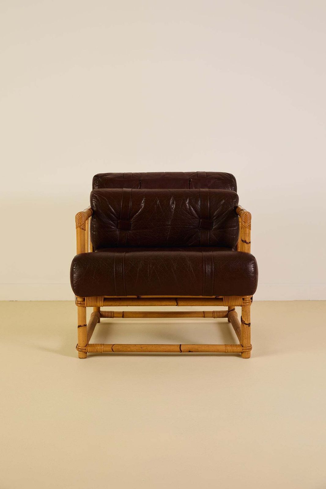 Mid Century Bamboo Armchair, 1970s photo for sale