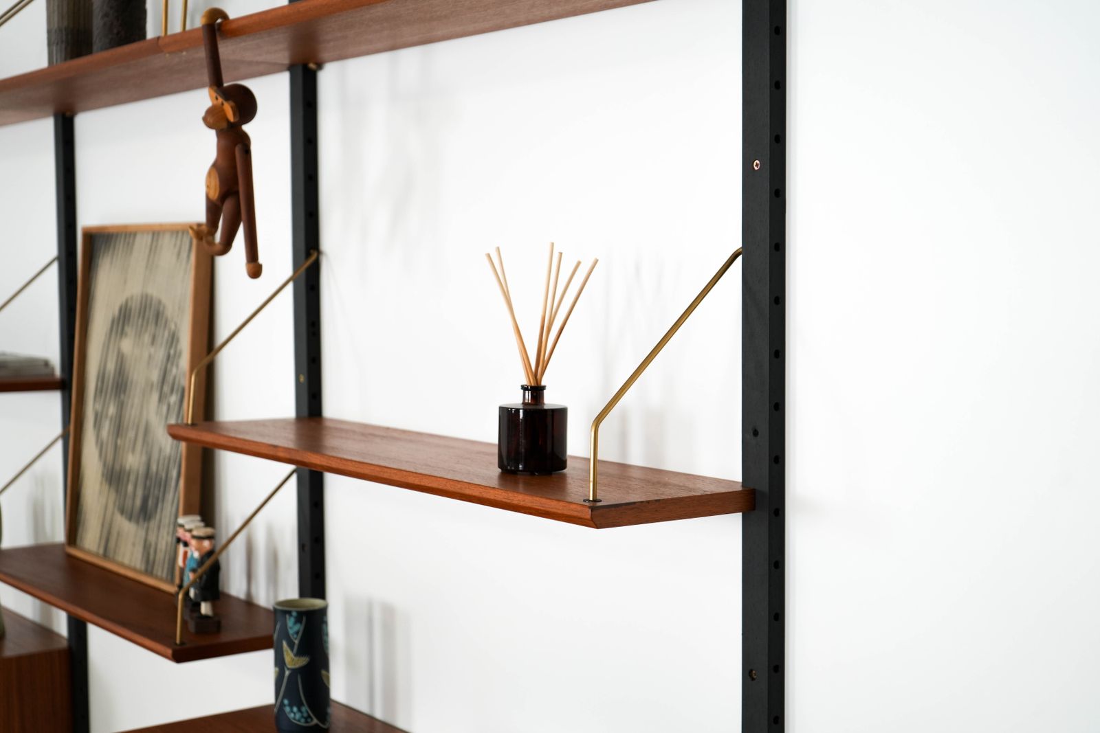 photo furniture Teak Modular Shelving Unit, Danish Design, 1960s, Designer: Poul Cadovius