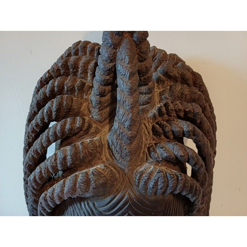 African Wooden Mask Ivory Coast Baoulé photo 416.0