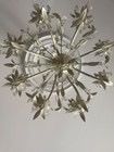 Laura Ashley 8 Arm Lavenham Chandelier Cream Metal 50cm Chain photo furniture