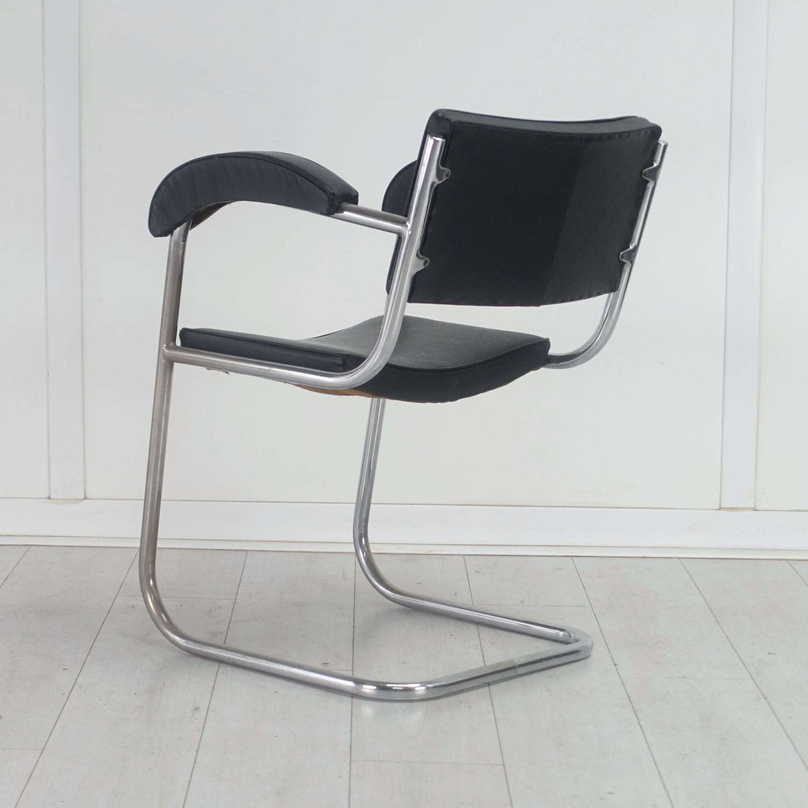 Furniture Pair Of Art Deco Arm Chairs By Serge Chermayeff English 1930's photo