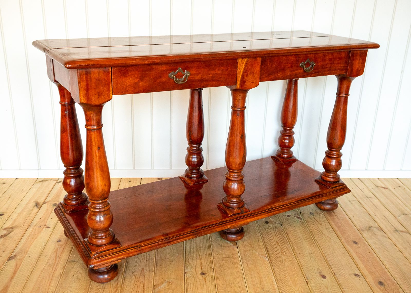 Server Console Tabl.E Potboard Dresser Base Sideboar.D Buffet Georgian Style By Theodore Alexander Fine Country House