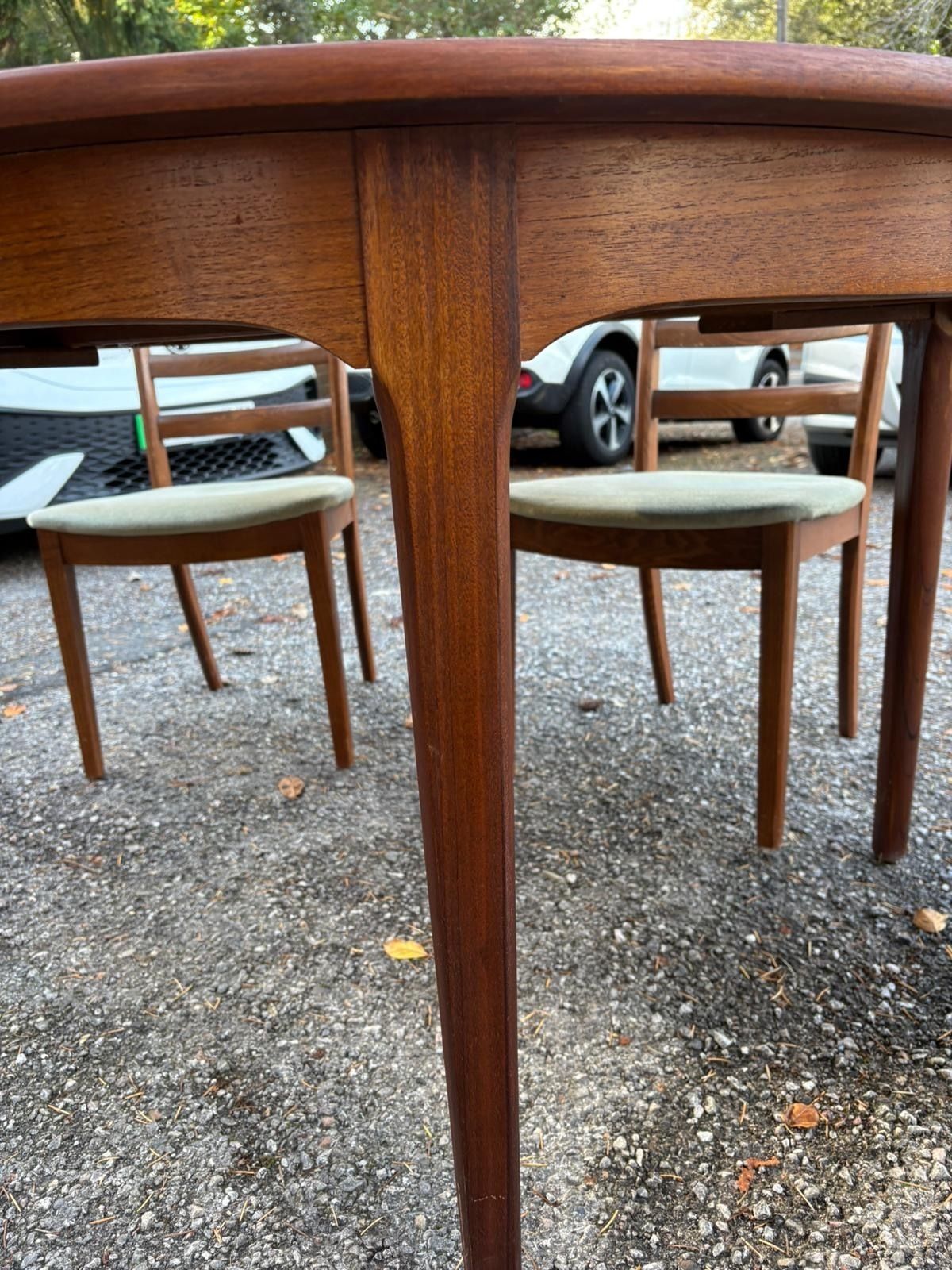 G Plan Fresco Extendable Dining Table + 3 Original Chairs photo Furniture