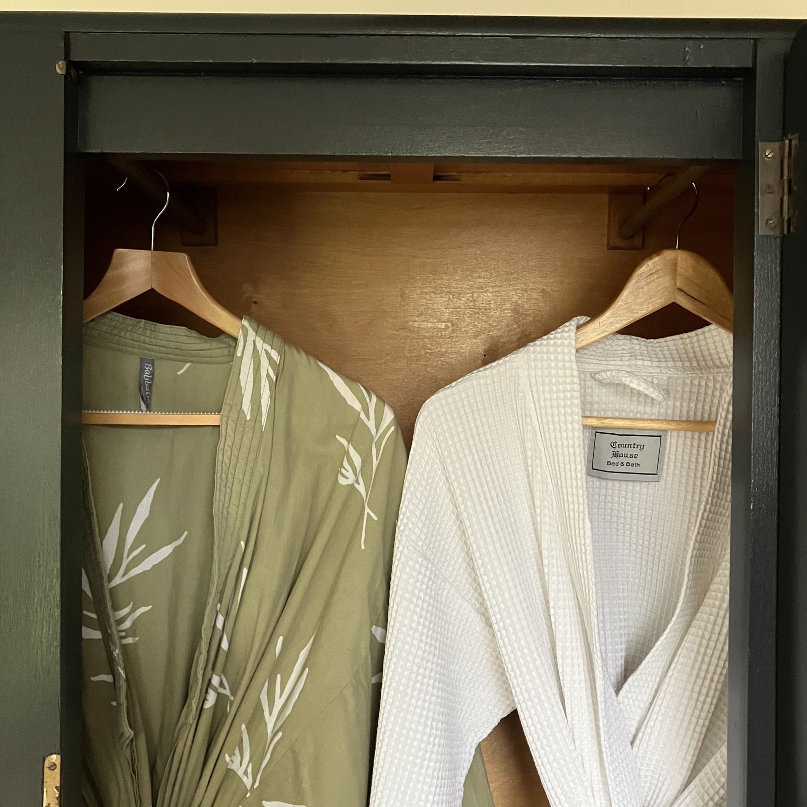 photo buy Painted 1940's Mid Century Lebus Bedside And Wardrobe Set With Cws Chest Of Drawers; Farrow And Ball Off Black
