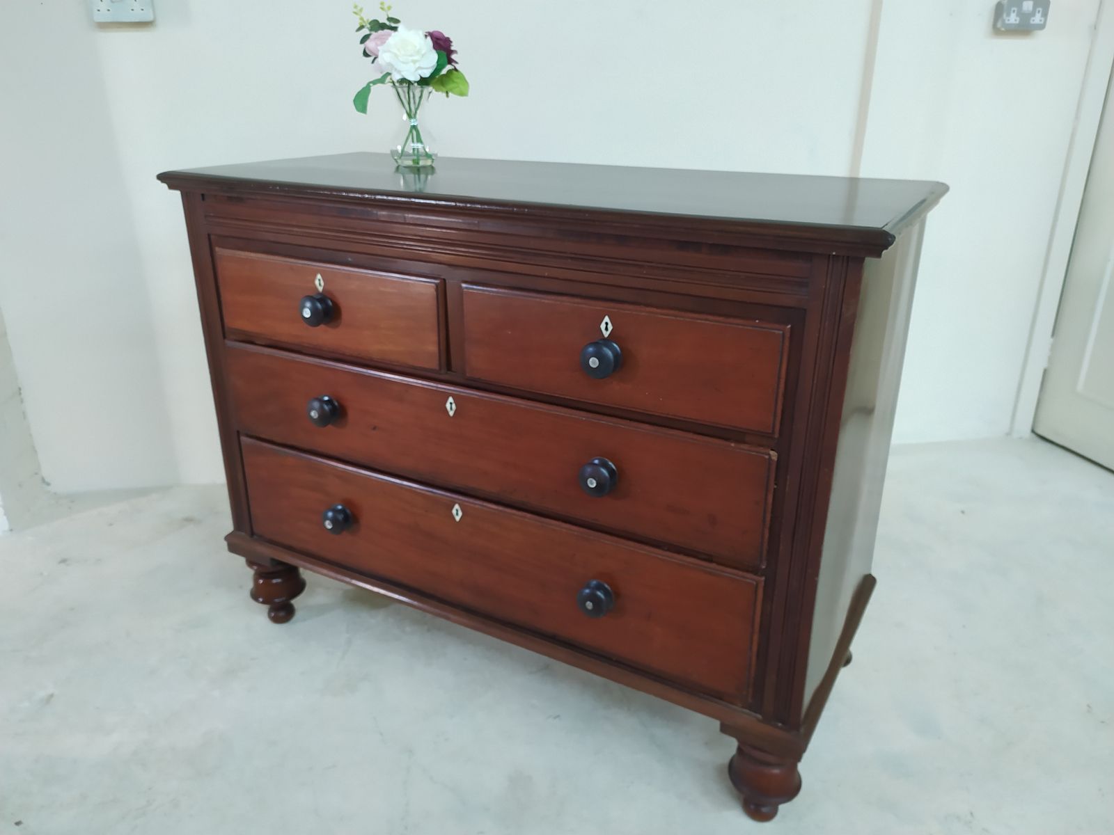 Large Victorian Chest Of Drawers, Mahogany photo furniture