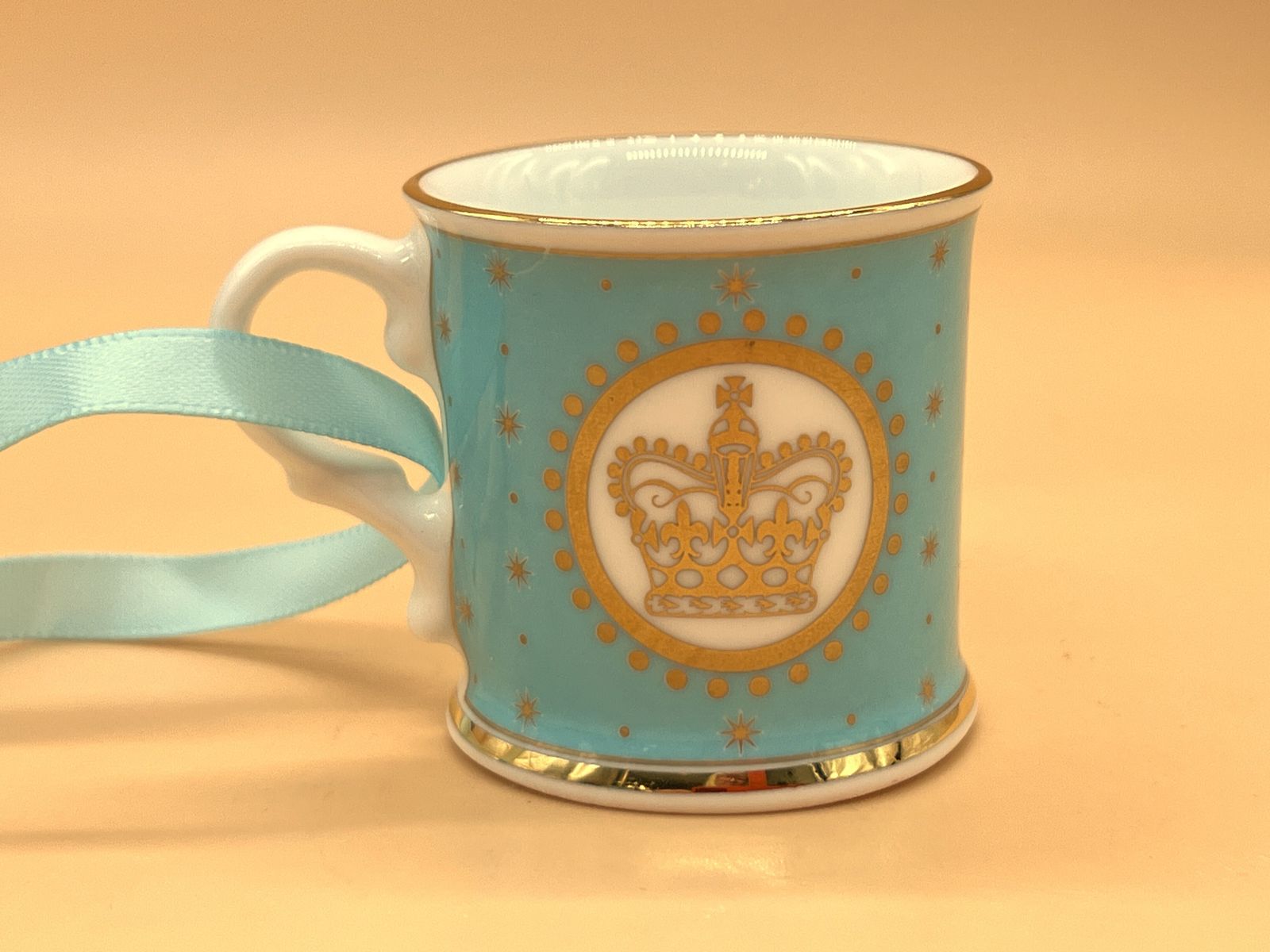 Miniature Buckingham Palace Porcelain Royal Collection Beaker / Mug In Original Packaging. photo Home Decor
