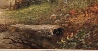 1912 Oil On Canvas   Shere Surrey   Mulready   Signed And In Original Fram photo 220.0