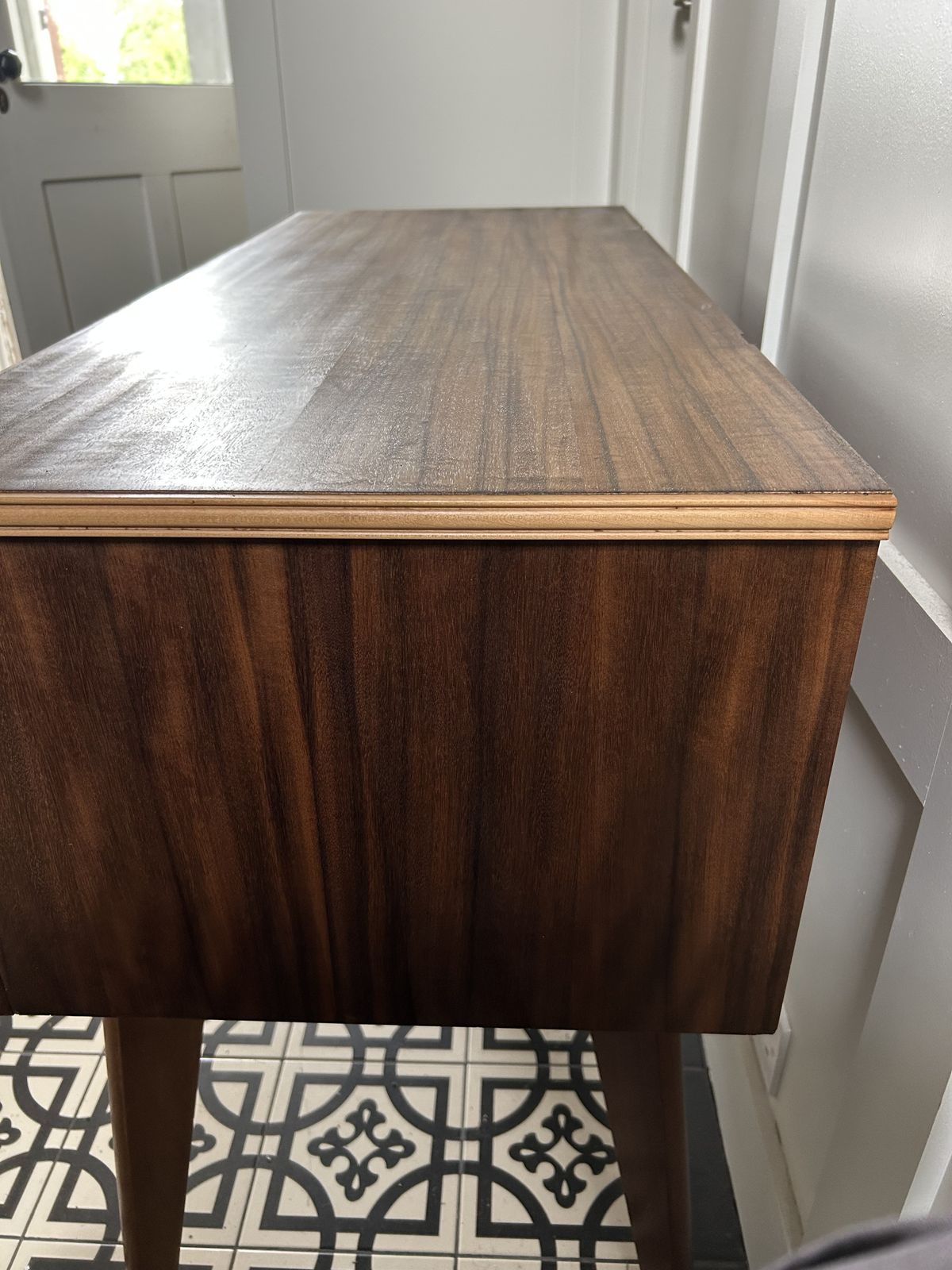 Morris Of Glasgow Walnut Dressing Table photo buy