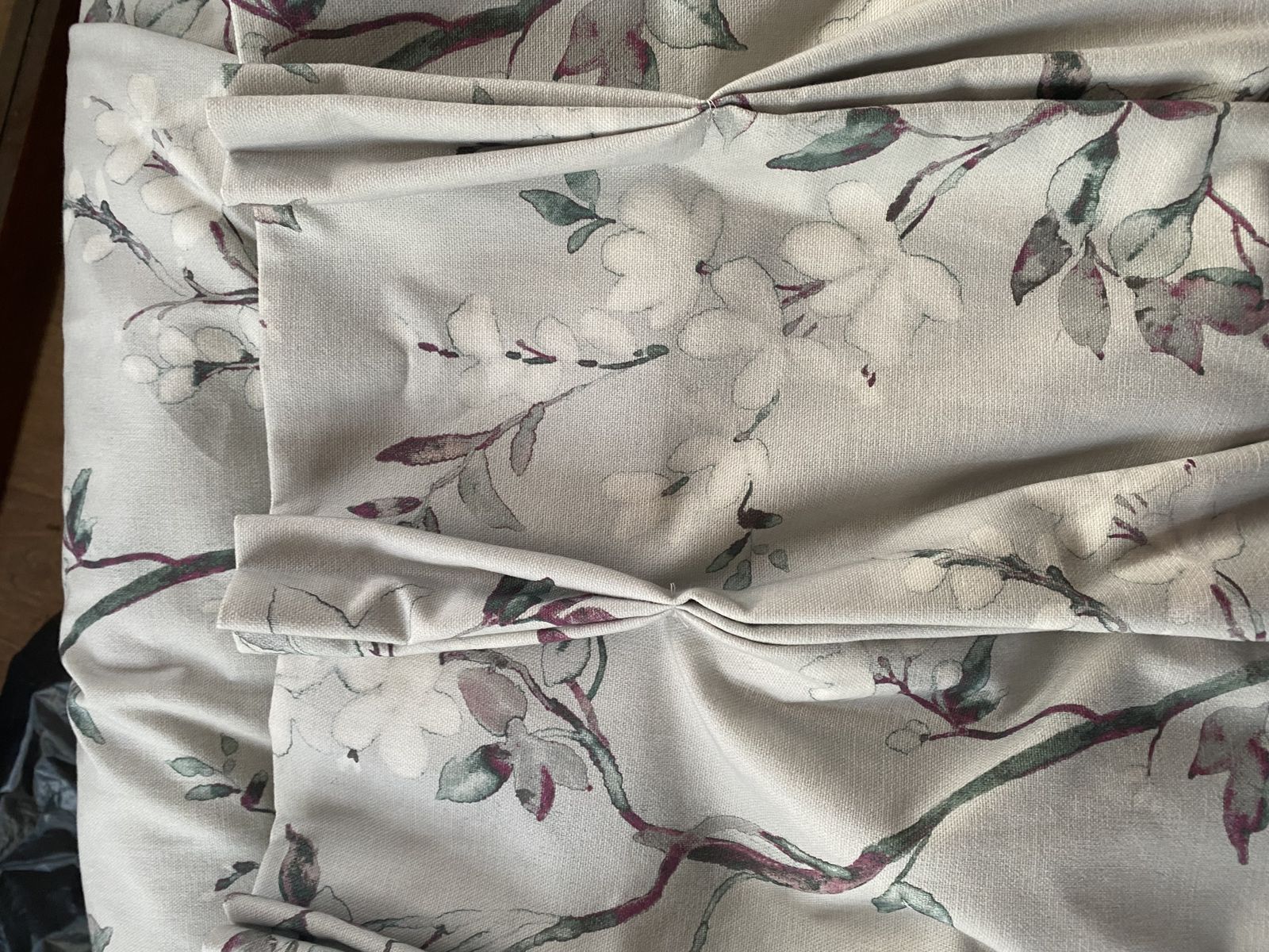 Ashley Wilde Florence Rose 100% Cotton Pair Of Curtains photo for sale