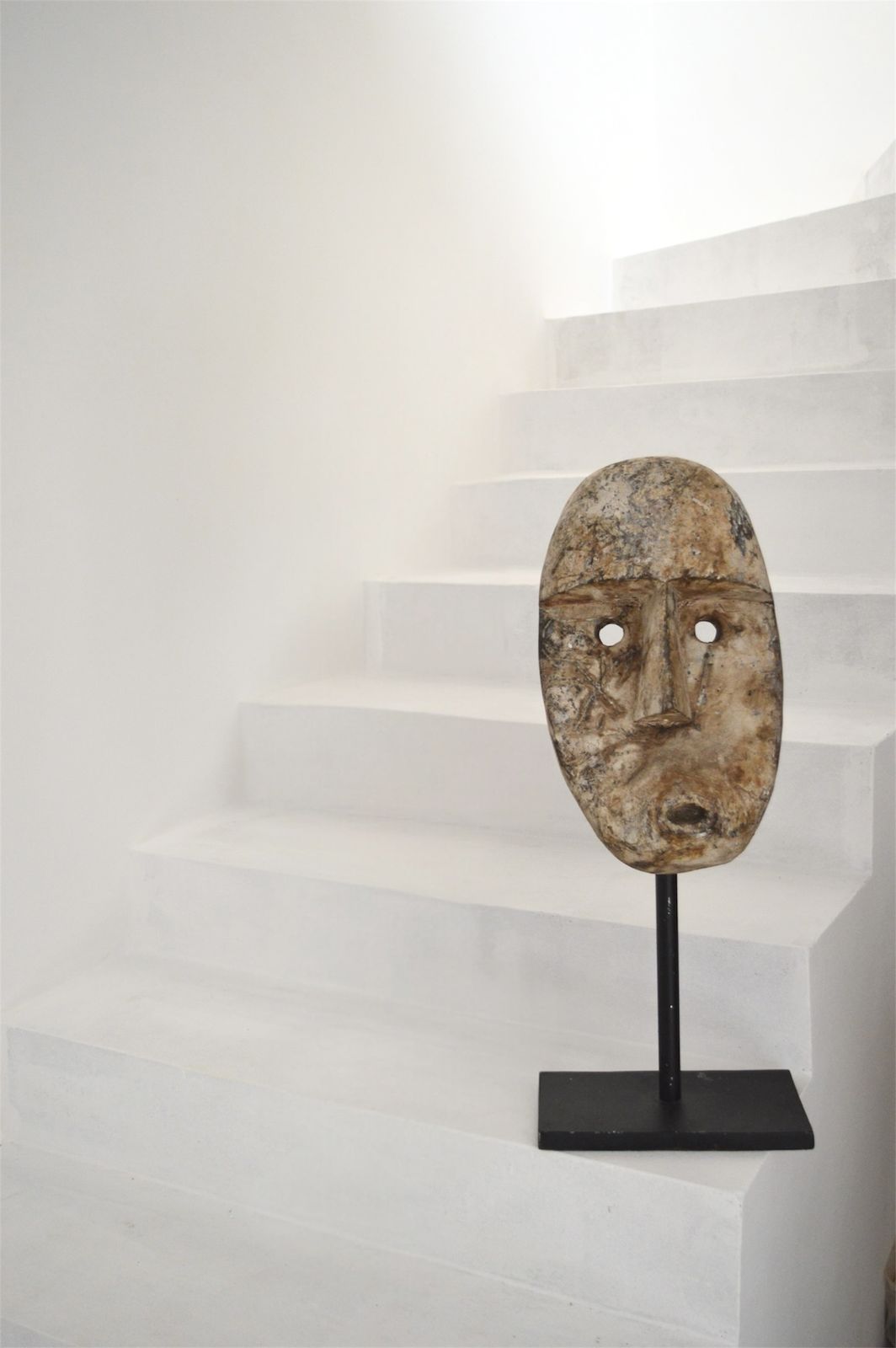 Carved Timor Island Mask Head Sculpture Contemporary photo 495.0
