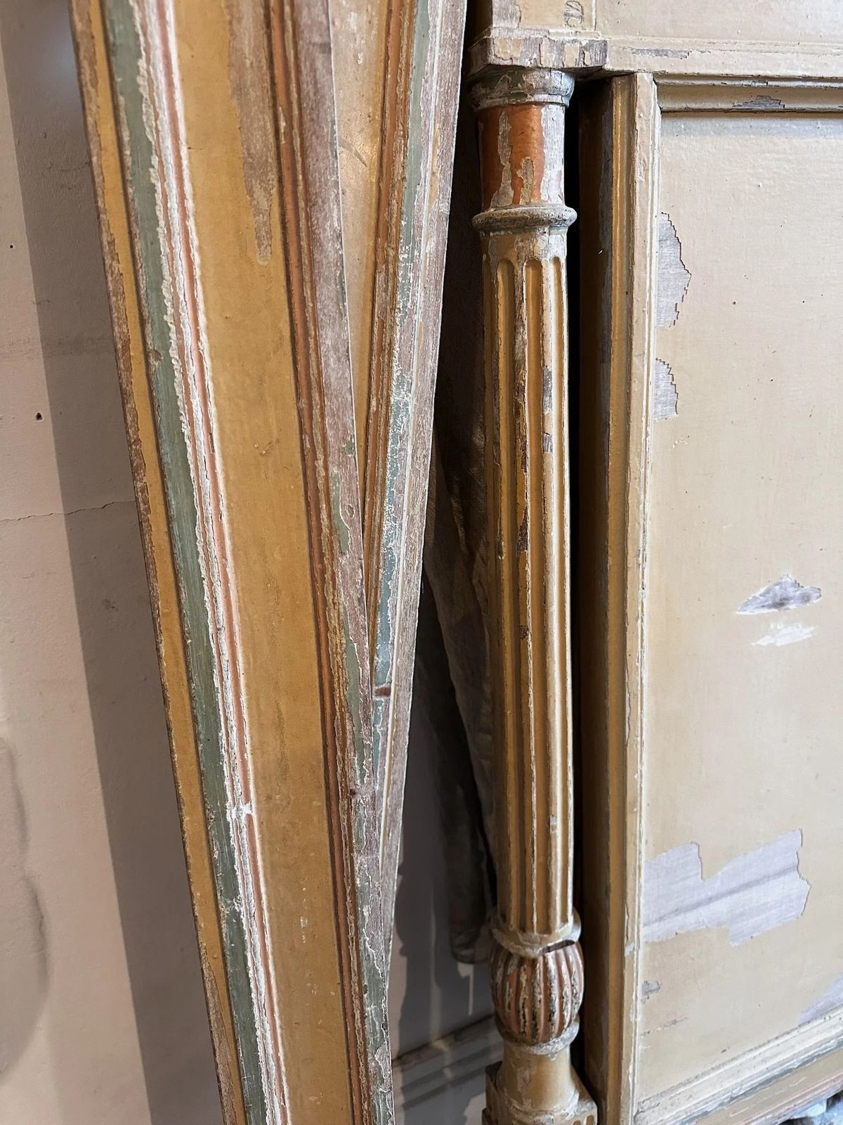 photo furniture French Empire Bed With Urn Detail, C1880