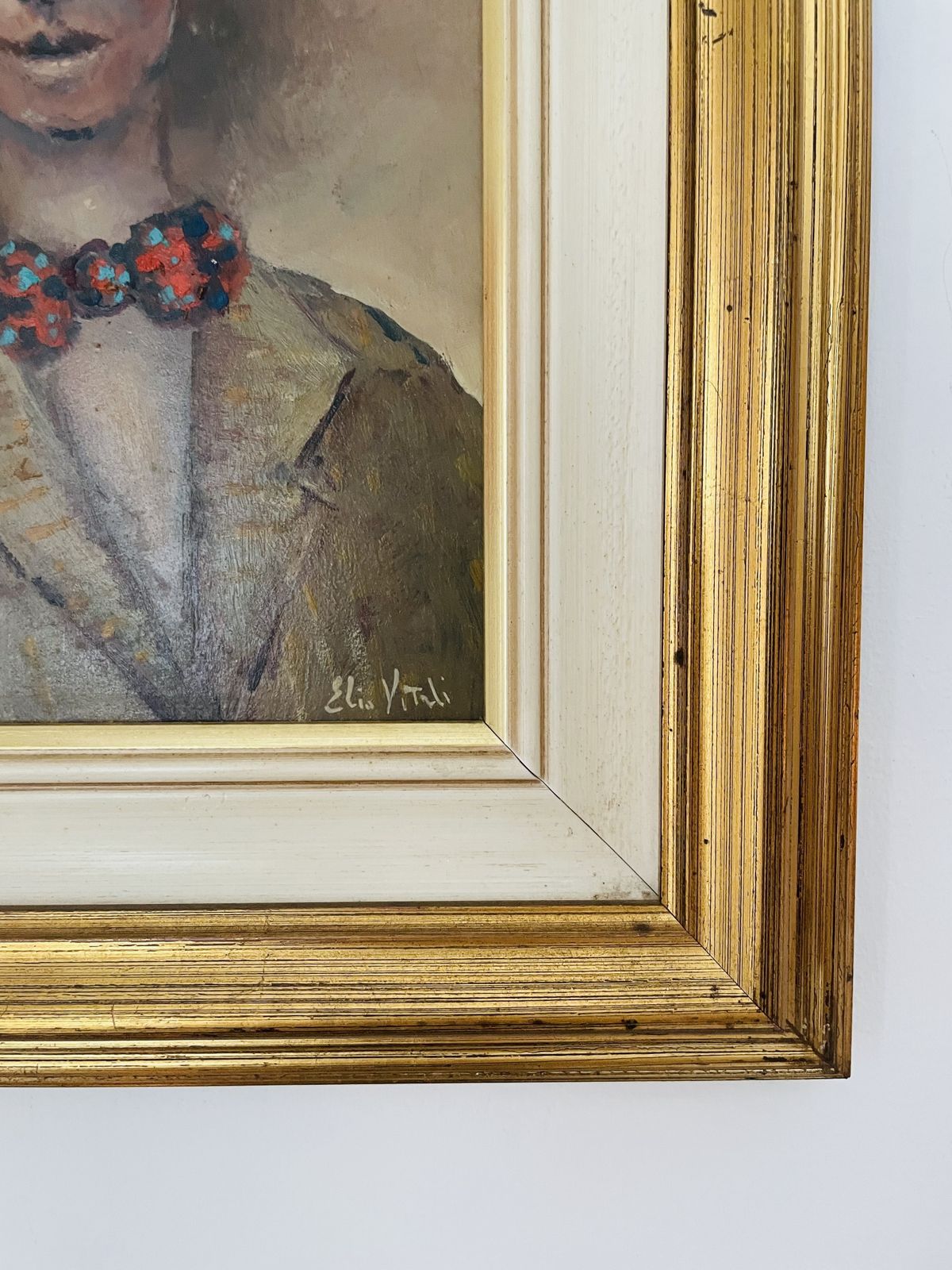 photo furniture Vintage Oil Painting Of A Clown