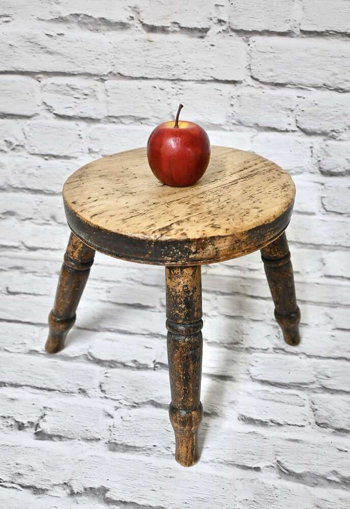 Small Antique Hearth Stool