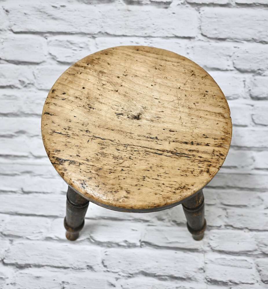 Small Antique Hearth Stool photo 100.0