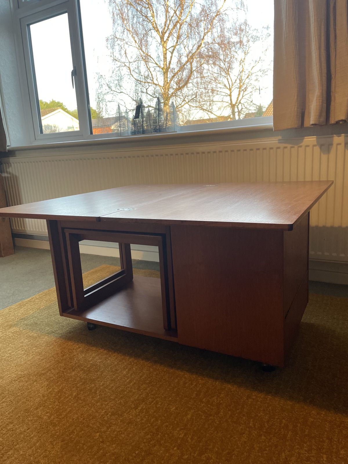 Mid Century Teak "Tristor" Metamorphic Coffee Table By A.H. McIntosh photo buy