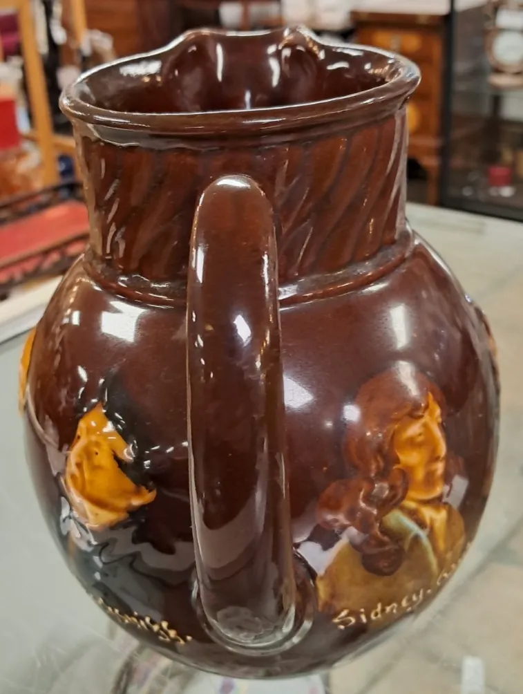 Antique Doulton Doulton Kings Ware Dickens Whisky/ Water Jug A/F photo Home Decor