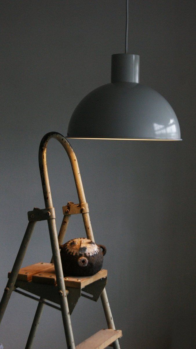 Mid Century Modern Bunker Pendant Light By Jo Hammerborg For Mørup, 1960s photo for sale