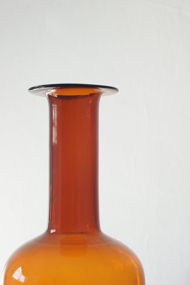 Vase By Otto Brauer For Holmegaard, 1960s photo for sale
