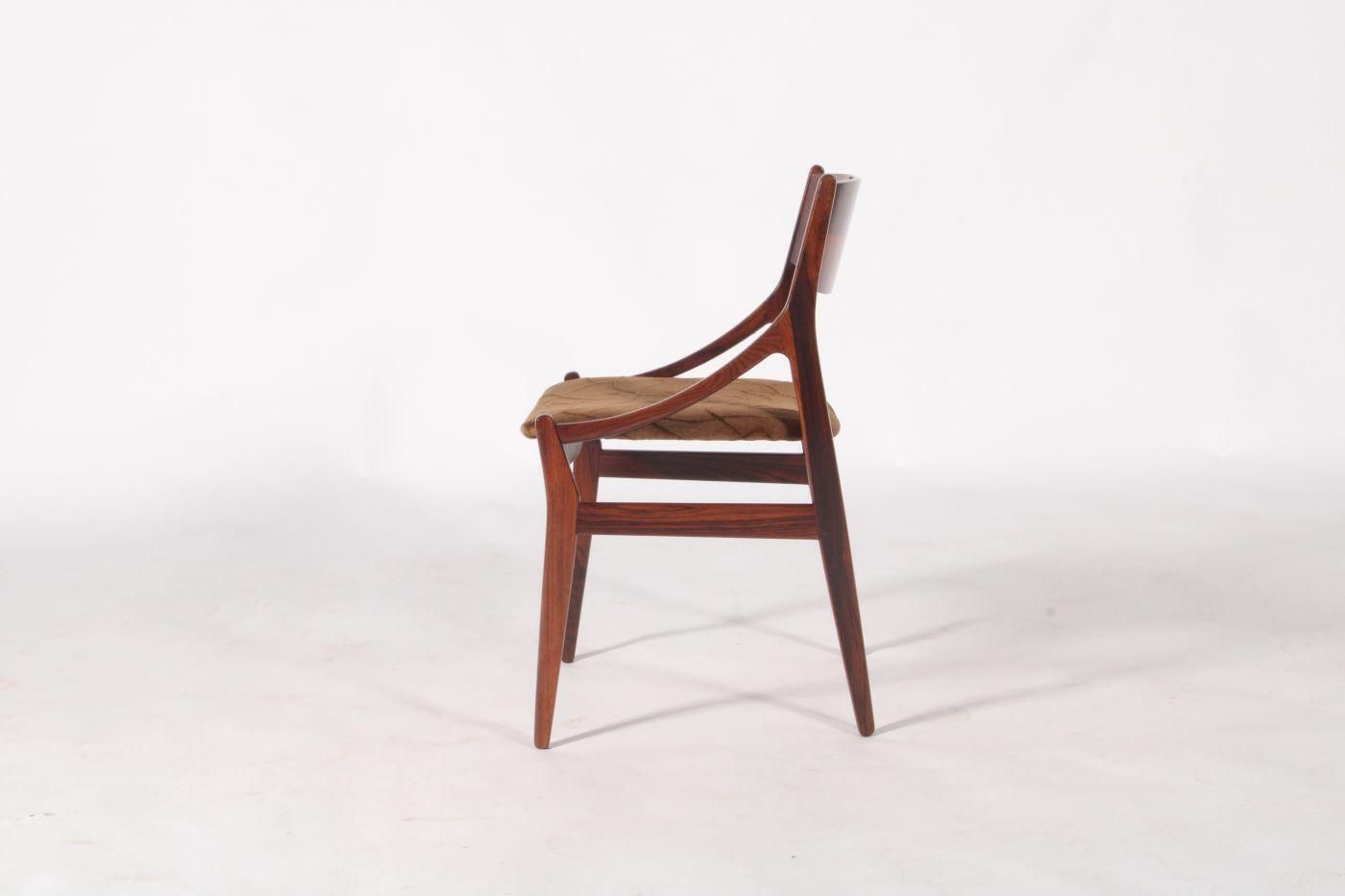 Set Of Six Stunning Mid Century Danish Rosewood Chairs photo Furniture