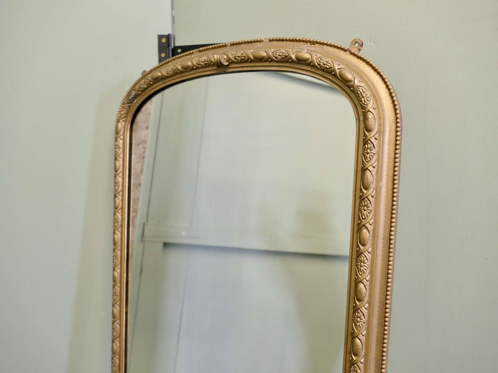 Full Length French 19th Century Louis Philippe Wall Mirror photo 1500.0