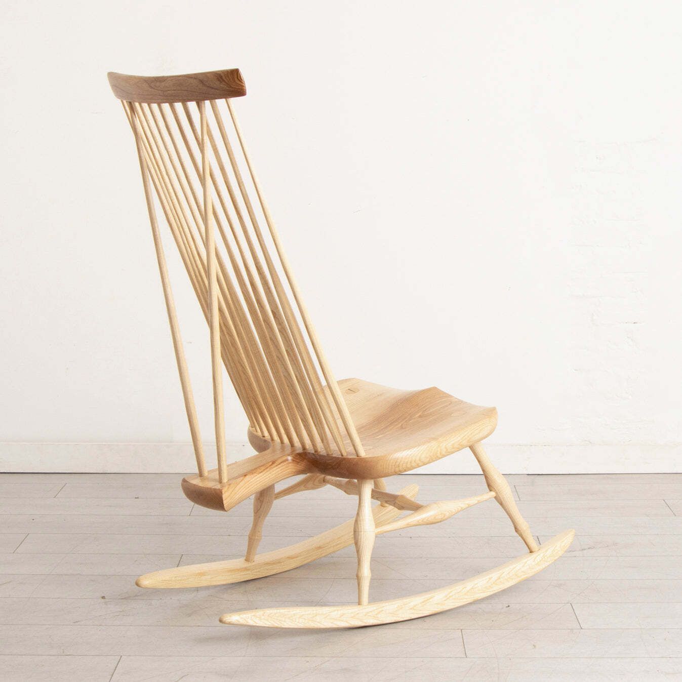 Windsor Rocking Chair In Ash By Peter Quarmby photo for sale