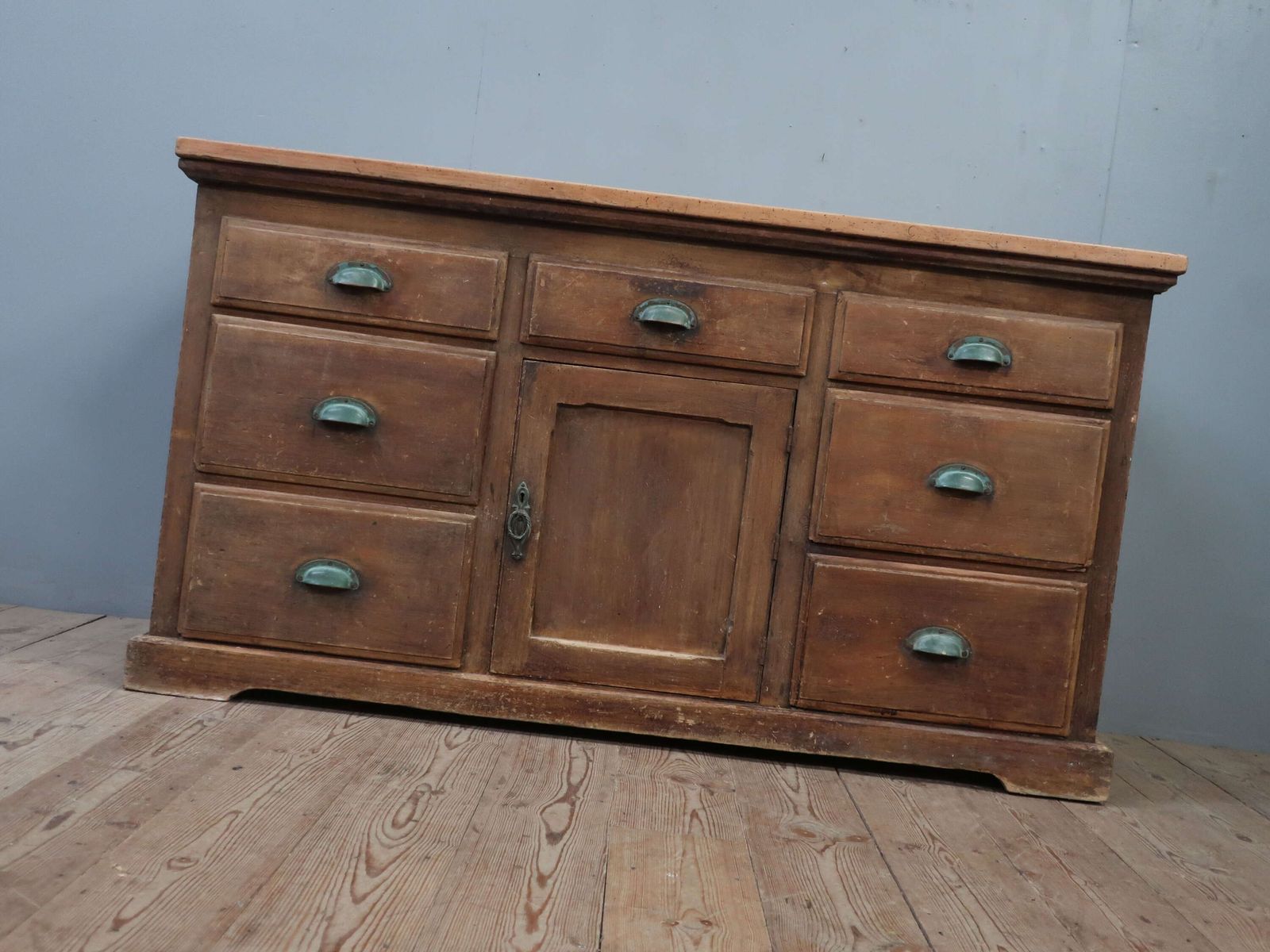 19th Century Dresser Base In Original Paint photo vintage