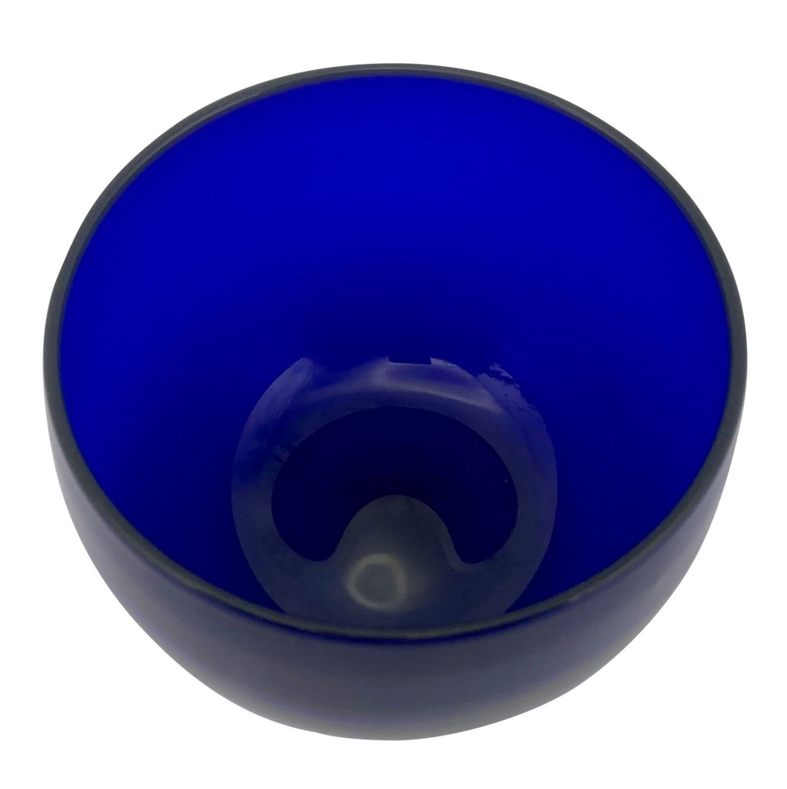 A Set Of Eight XIX Century Bristol Blue Finger Bowls photo for sale