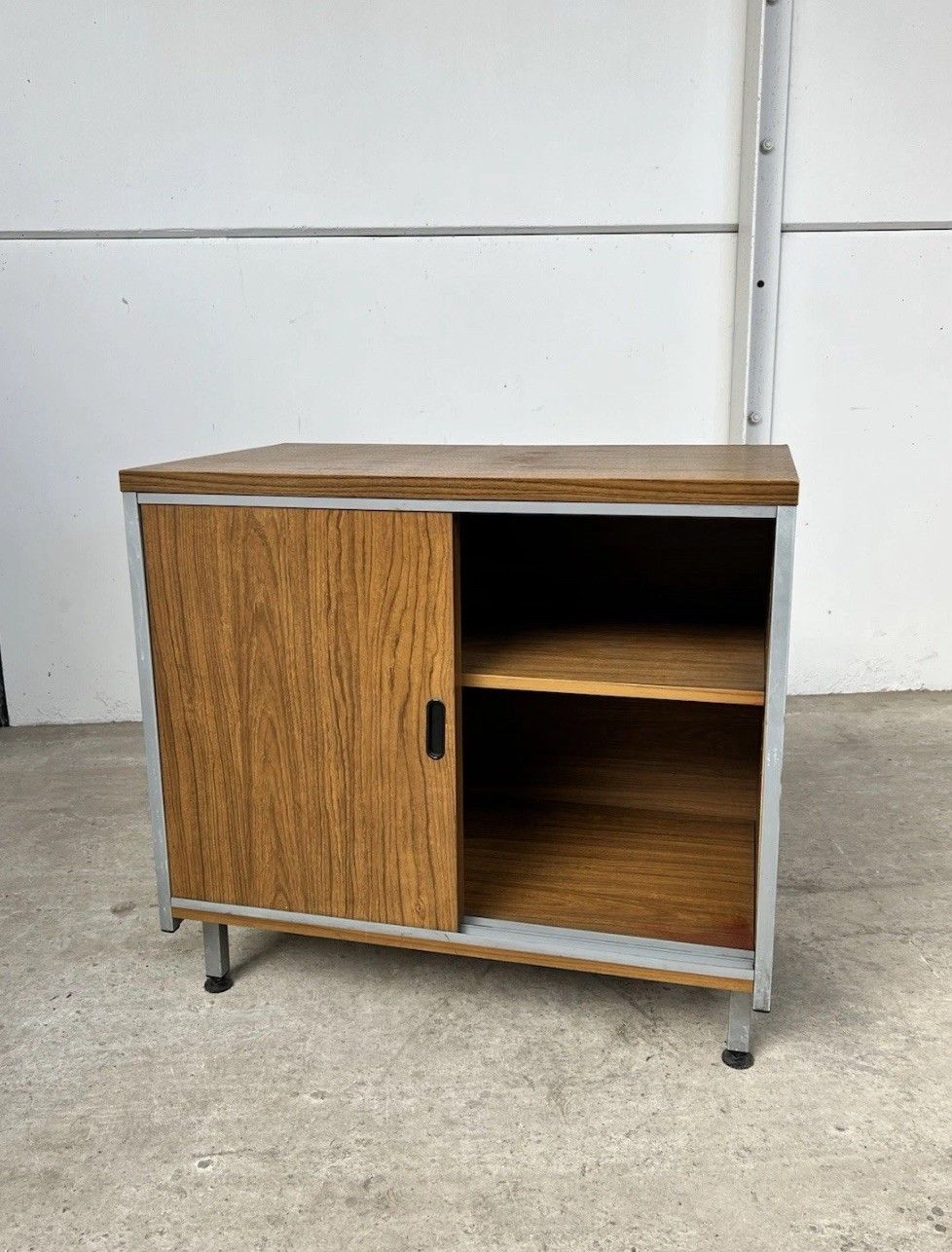 Vtg Late Mid Century Modernist Danish Scandi Media Cabinet Unit Retro photo 228.85