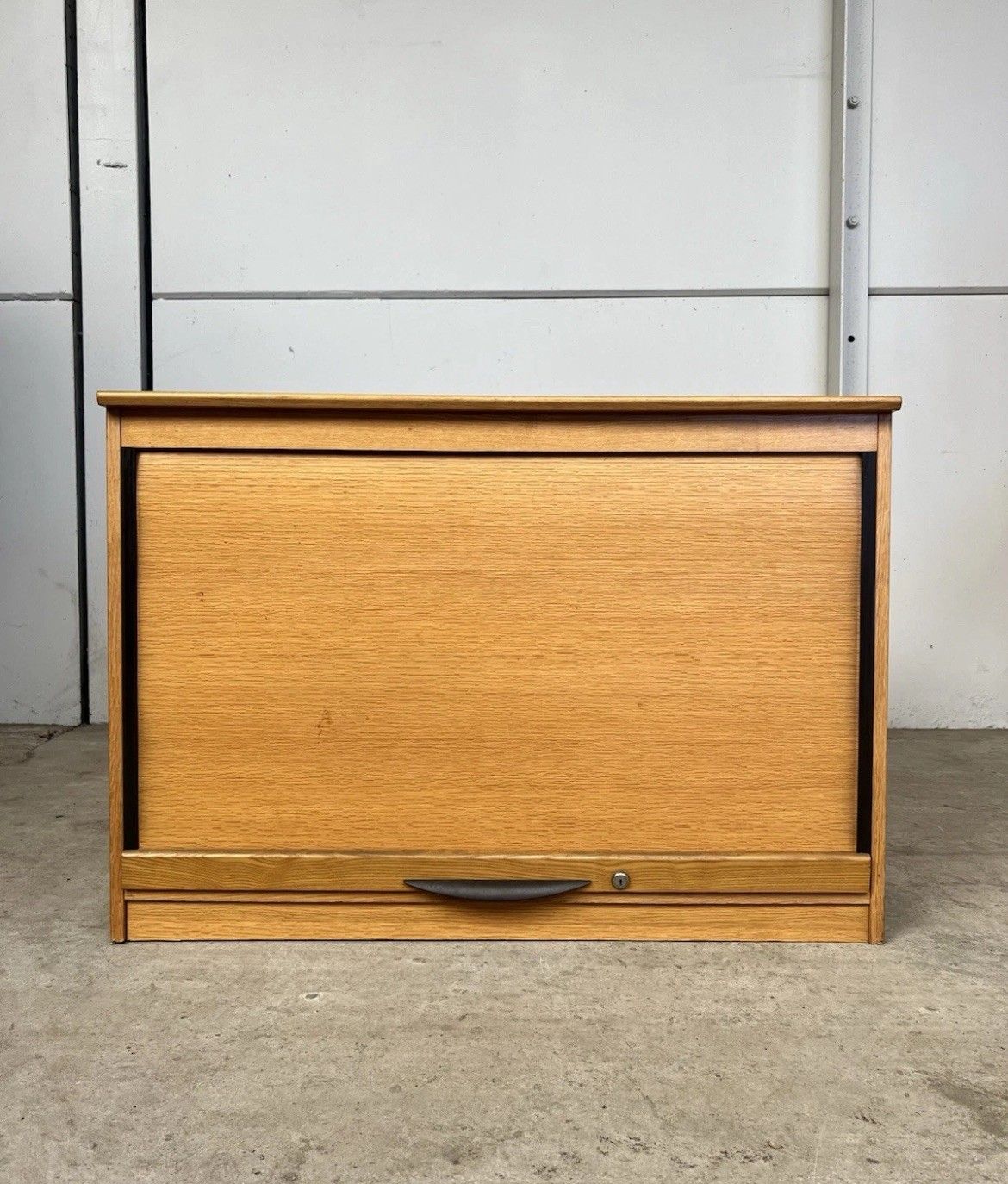 Vtg Late Mid Century Modernist Danish Scandi Media Cabinet Unit *Delivery Avail photo for sale