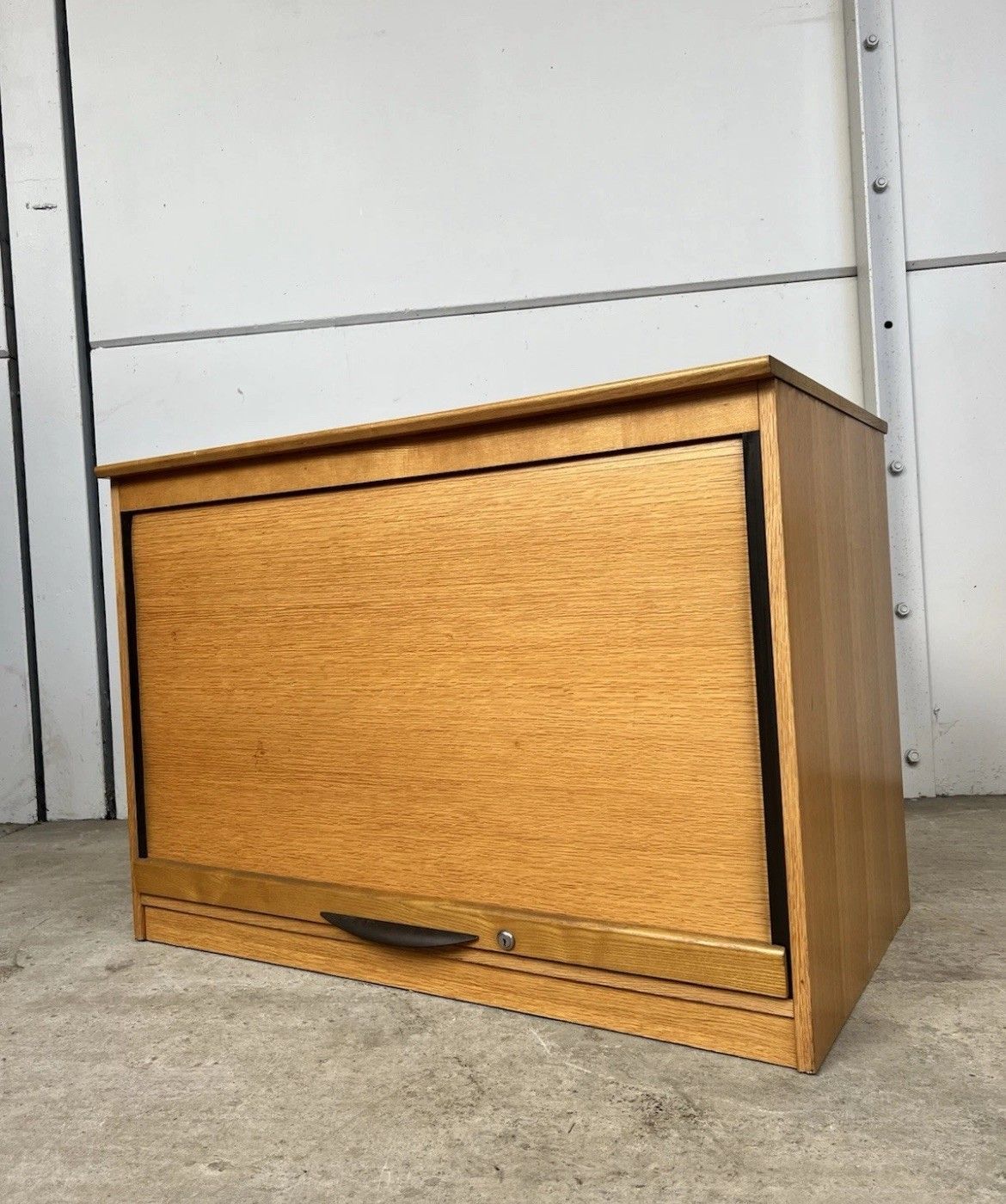 Vtg Late Mid Century Modernist Danish Scandi Media Cabinet Unit *Delivery Avail photo Furniture