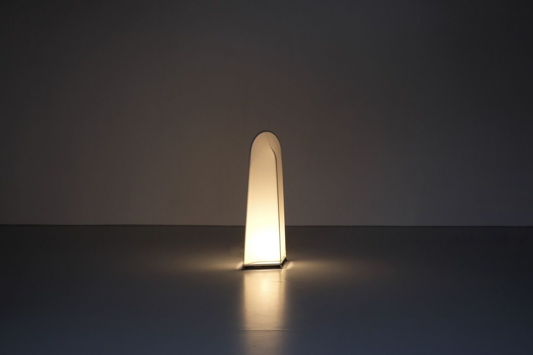 photo furniture Table Lamp In Steel By Stilnovo, Italy 1970s.