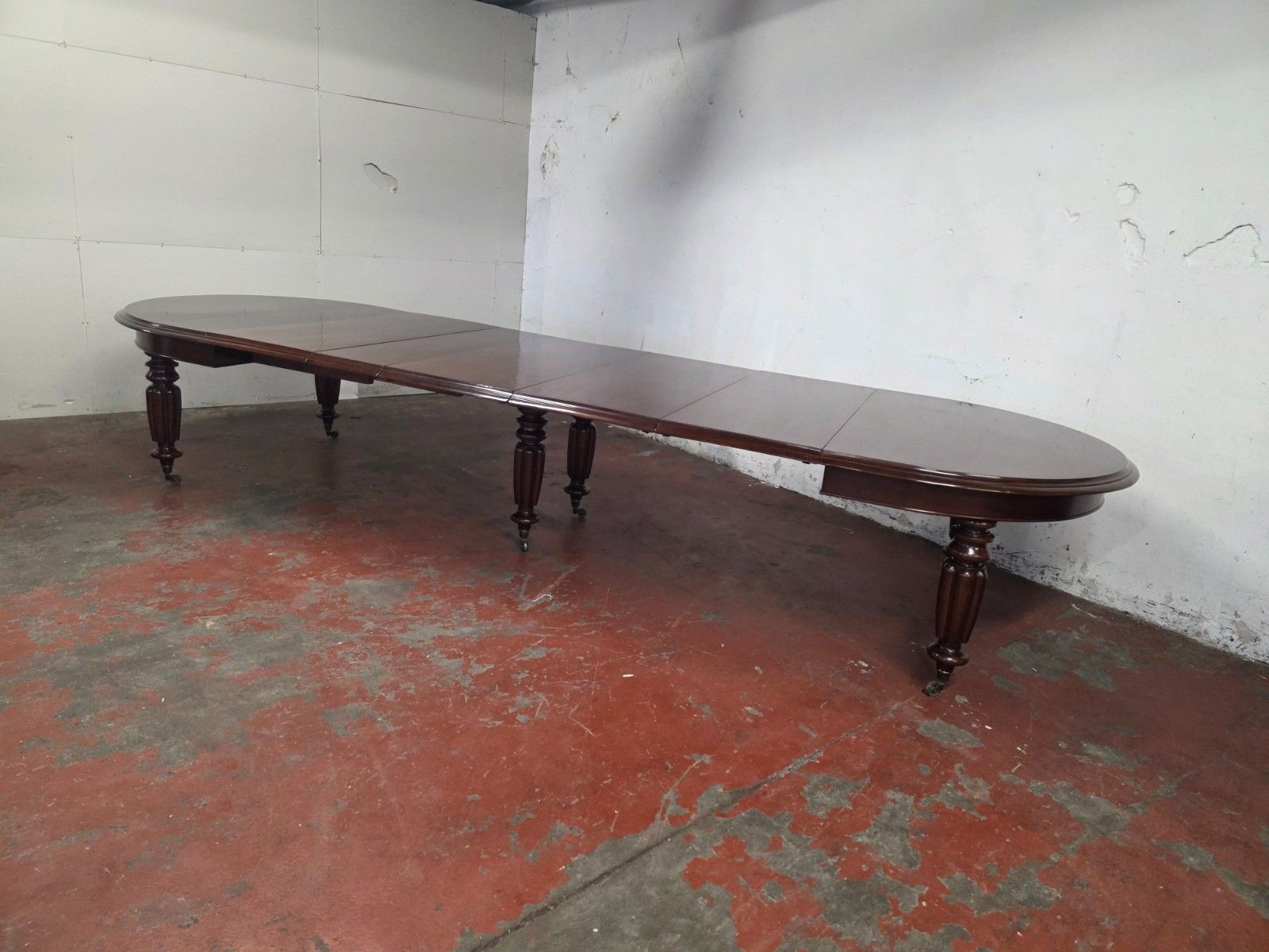 Antique Large William IV Mahogany Banquet/Extending Dining Table 1840s. photo buy