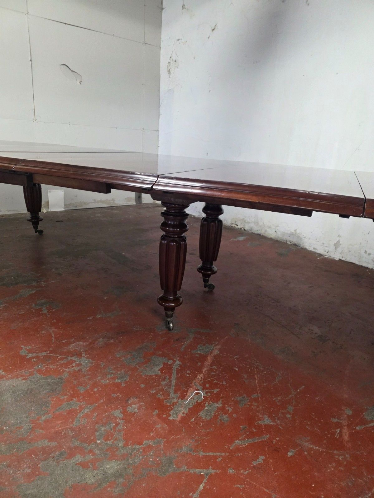 photo for sale Antique Large William IV Mahogany Banquet/Extending Dining Table 1840s.