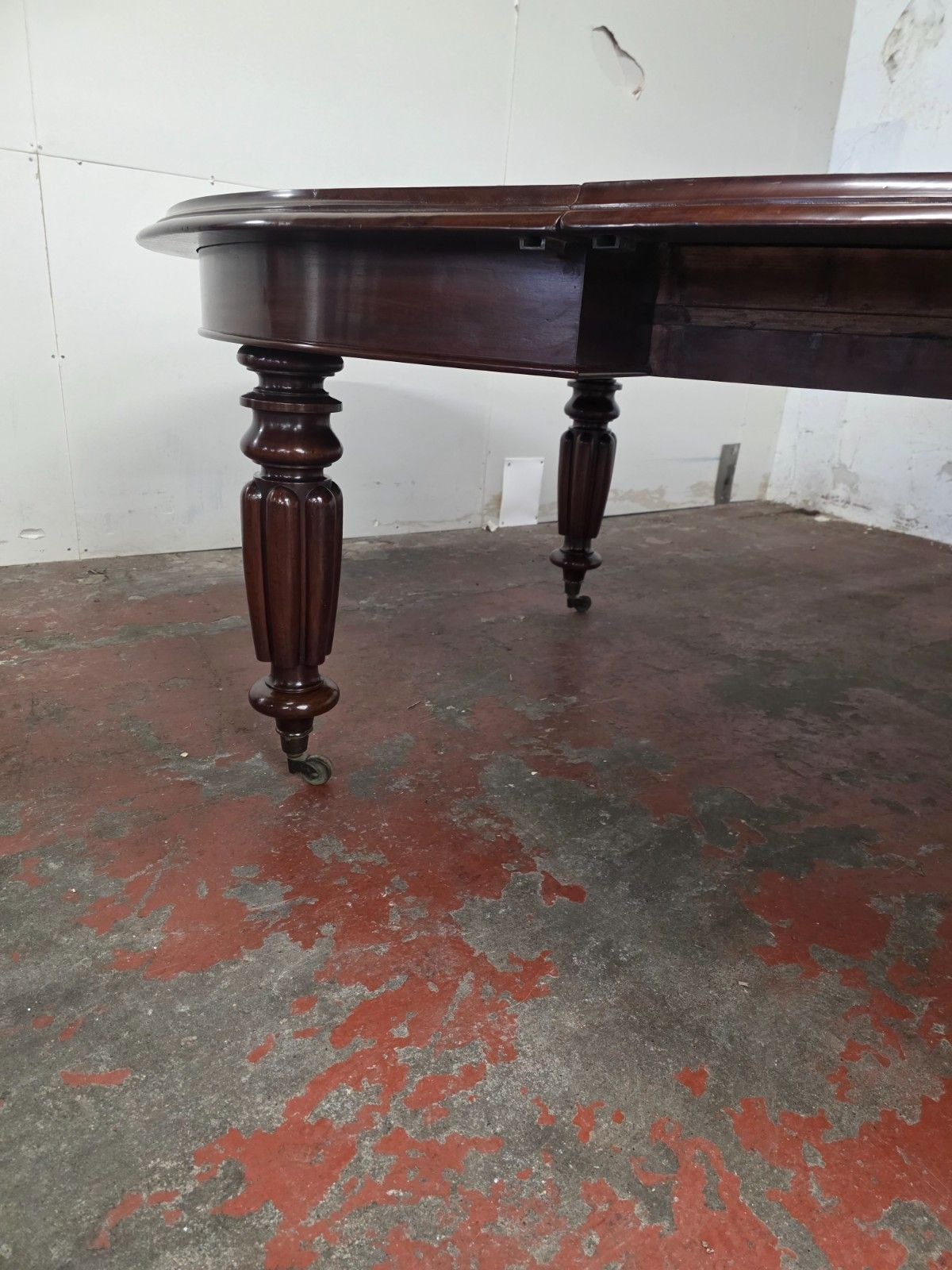 Furniture Antique Large William IV Mahogany Banquet/Extending Dining Table 1840s. photo