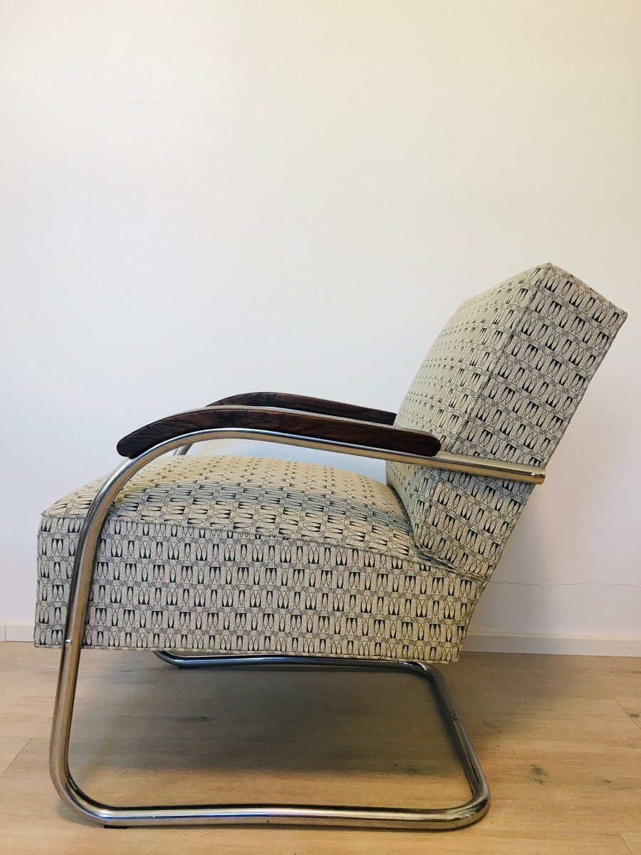 Bauhaus Tubular Steel Armchair From Mücke Melder, 1930s photo buy