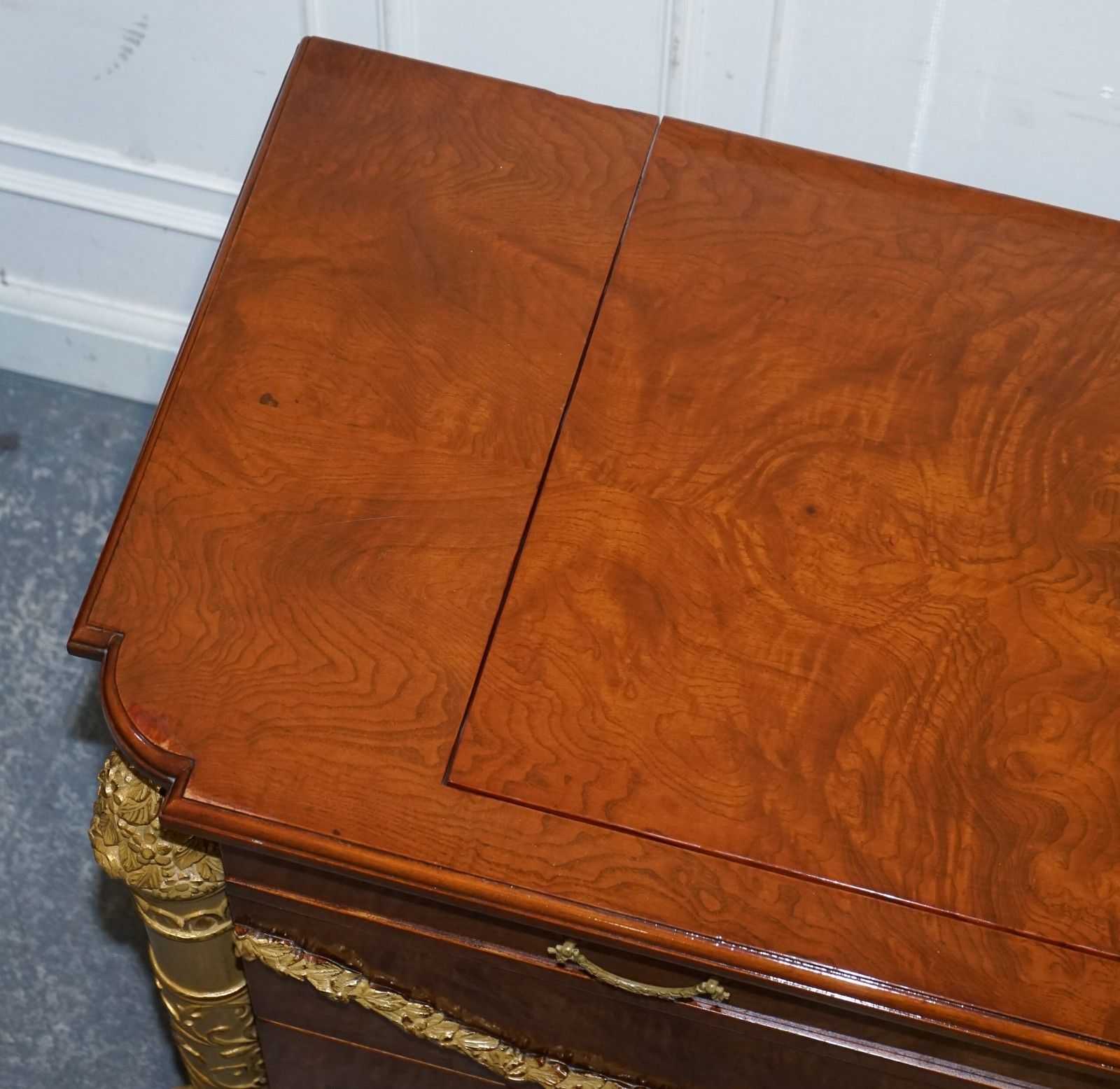 photo furniture Large Faux Chest Of Drawers Hidden Tv Cabinet French Empire Style
