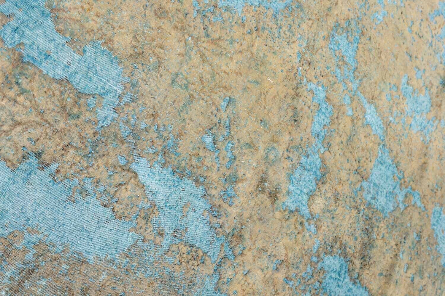 Rectangular Wool Rug With A Light Blue Background. Contemporary. photo for sale