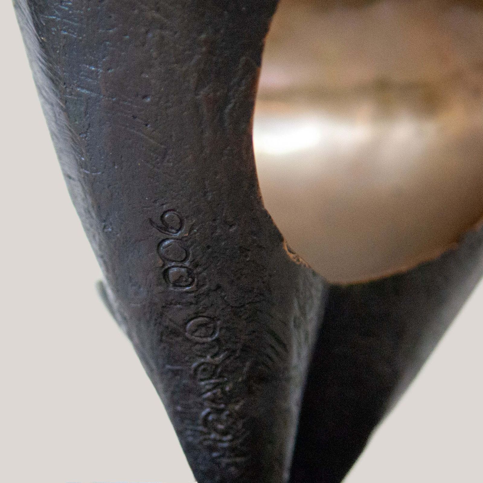Abstract Bronze Sculpture   Follower Of Barbara Hepworth photo 1064.0