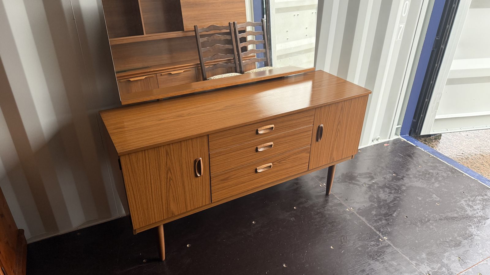 Mid Century Teak Dresser By Schreiber (Made In Great Britain C.1960s 70s) photo Furniture