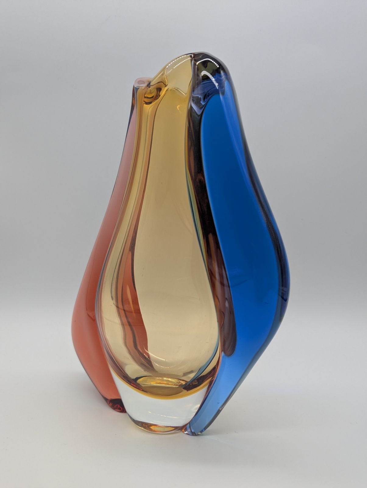 Large Romana Vase By Hana Machovská, Mstisov Glassworks, 1960s photo for sale