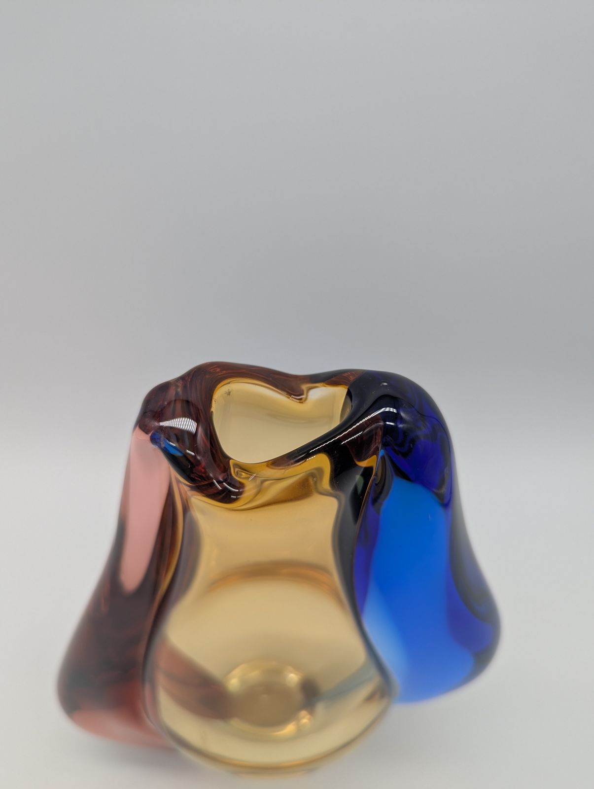 photo furniture Large Romana Vase By Hana Machovská, Mstisov Glassworks, 1960s