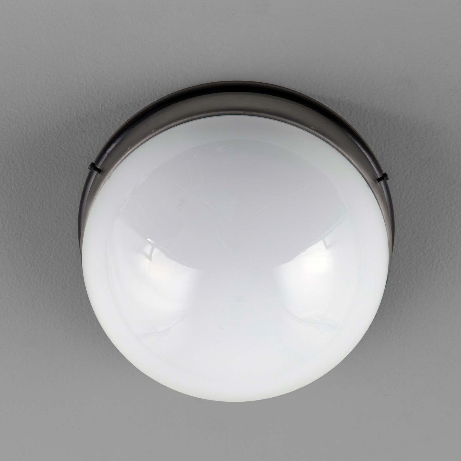 Small Round Surface Mount Opaline Light   22cm photo for sale
