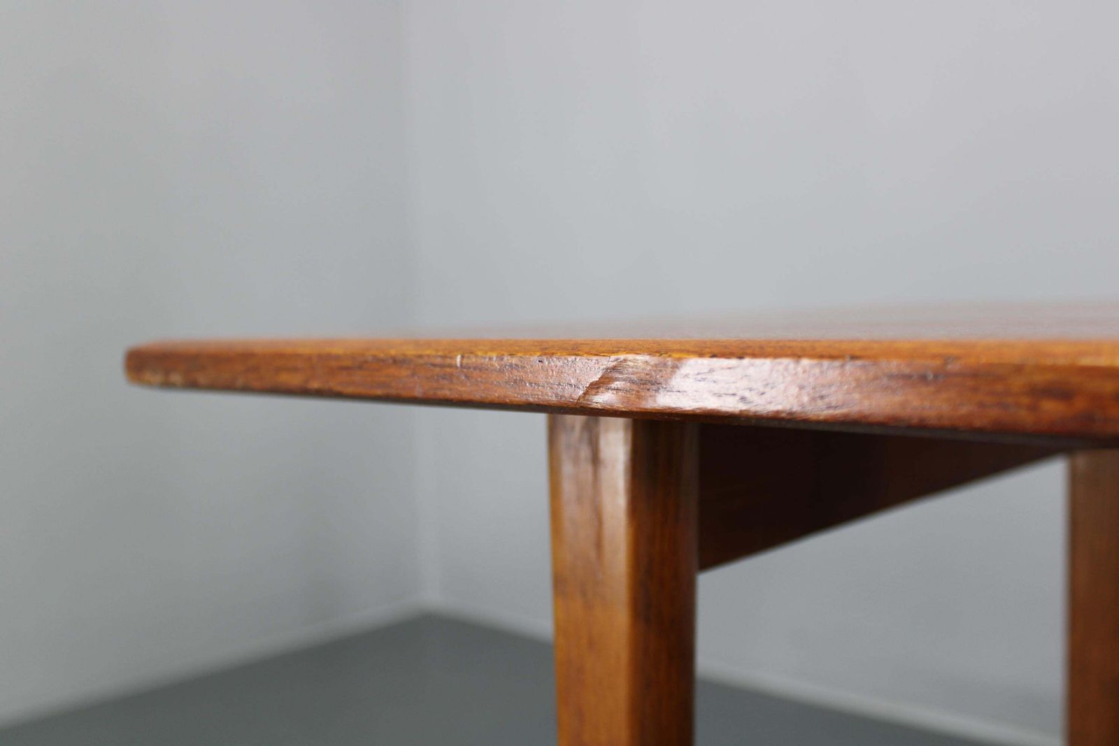 photo buy 1960s Danish Coffee Table In Teak And Oak, Restored Scandinavian Modern Design